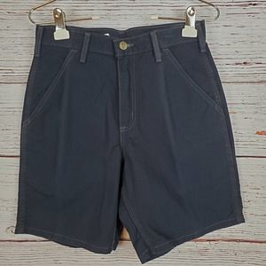Carhartt Classic Work Fit Short Men 28 Navy B145 BLB Premium Fabric NWT